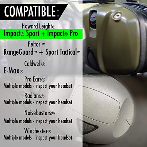 Noisefighters New 2019 Model Thick Gel Ear Pads with Relief Cuts for Glasses Impact Sport