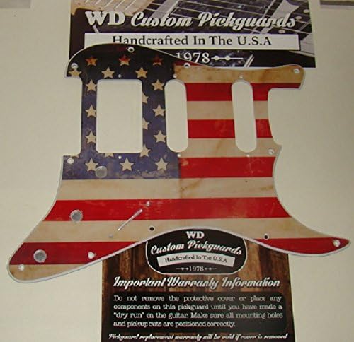 American Flag Relic Replacement Pickguard For Stratocaster, For Humbucker &amp; Two Single Coil