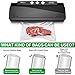 Vacuum Sealer, Automatic Food Vacuum Sealer Machine for Food Preservation, Multifunction Vacuum Sealing System with 10 Seal Bags and 1 Cutter, Dry and Moist Modes Compact | ETL & UL Safety Certified Black