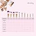 Mermaid Makeup Brushes Set Apr.Fairy 10pcs Gift-packing Ultra-soft Bristles Make Up Brush Kit Face Foundation Blush Concealer Beauty Tools - Pink Gradient
