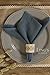 Lings moment Handmade Burlap Napkin Rings Set of 6 for Rustic Vintage Theme Wedding Party Holiday Dinner Kitchen Table Accessories
