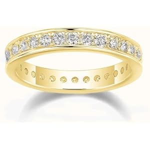 Shiny Zirconia Eternity Rings for Women Thin Rings Daily Party Wedding Rings Jewelry