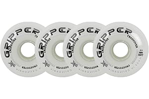 Labeda Roller Hockey Wheels Gripper Crossover Set of 4 - Choose Color/Size