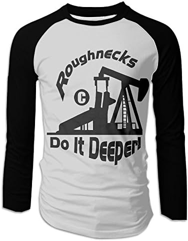 Roughnecks Do It Deeper Hot Seller Men Round Neck Raglan Sleeves Long Sleeve Autumn Wear T-shirt