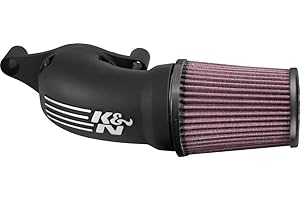 K&N Cold Air Intake System: High-Flow Air Filter, Increase Performance & Acceleration: Compatible with 2017-2021 Harley Davidson: (See Product Description for Selected Models) 57-1139