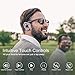 Wireless Earbuds, Bluetooth Earbuds Bluetooth 5.0 True Wireless Sport Mini Headphones Touch Control 28H Playtime Hi-Fi Stero Bass Sound Noise Cancelling Headsets, Built-in Mic (Black)