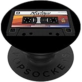 Mixtape Audio Cassette Tape 90s Party 80s Outfit Music Mix PopSockets Adhesive PopGrip
