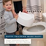 Toddler Essentials Easy Pour Potty Dark Pink Portable Potty Training Toilet view 3