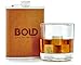 Bold Brands Bundle - Set of 9 Whiskey Stones, 8 oz. Stainless Steel Leather Hip Flask and Funnel Gift Set