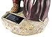 Loving Couple Garden Gnome Holding Hearts and Flower Garden Solar Light