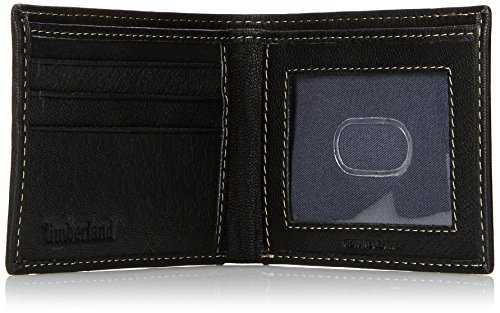 Timberland Men's Blix Slimfold Wallet, Black, One Size
