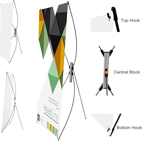 Amazon Com Guohong X Banner Stand Adjustable Tripod With