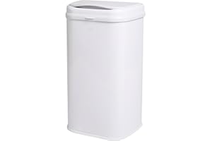Ubbi Adult Diaper Pail, Steel Odor Locking, No Special Bag Required, Awards-Winning, Modern Design, White