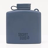 8 oz. silicone hip flask with air-vented funnel. Compact, pocket perfect, money-saver for concerts, festivals, hiking, sports, parties, reunions, and more. Fits in pockets & bags. Leak-Free!
