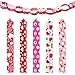 TUPARKA Valentine Paper Chains Valentine's Day Craft Paper Chains for Wedding and Festive Party Decoration