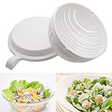 Servent New 2017 Second Salad Cutter Bowl - Original 60 Magic Salad Maker - Chop Fresh Vegetables and Fruits in Seconds