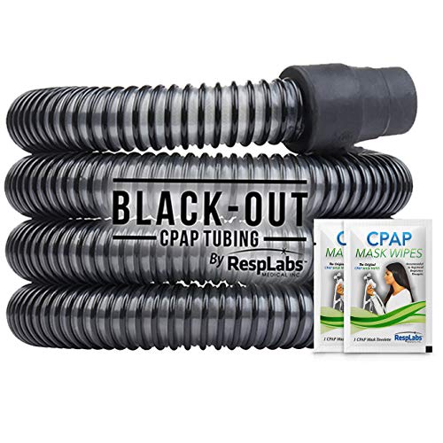 RespLabs CPAP Hose, Black-Out Tubing - The Original Universal 6 ft. Tube | Compatible with Respironics and ResMed Devices