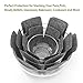 Pot and Pan Protectors, Set of 12 and 3 Different Size, Pot Dividers Pads/Stacking Pan Protectors/Pan Separators Pads for Protecting and Separating Pots and Pans