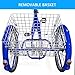 EOSAGA Adult Tricycle 7 Speed 24/26 Inch Trike Cruiser Bike Three-Wheeled Bicycle Brake System and Basket Cruiser Bicycles Size for Shopping,Recreation with Large Basket, Lock, Bike Pumpthumb 3