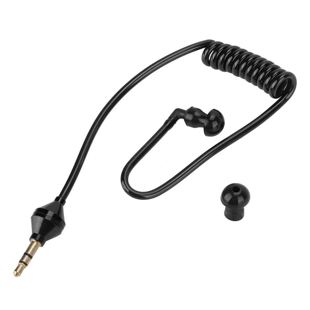 Wendry Monaural Wired Earpiece, 3.5mm Single Earbud Hollow Air Tube Wired Headphone, Anti-Radiation Air Tube Earbuds, In-Ear Stereo Earphone