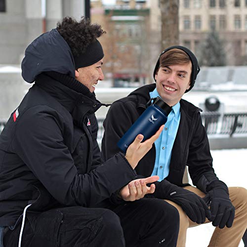 image for Vmini Water Bottle with New Wide Handle Straw Lid, Wide Mouth Vacuum I