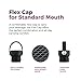 Hydro Flask BPA Free Honeycomb Insulated Sports Water Bottle Flex Cap, Black