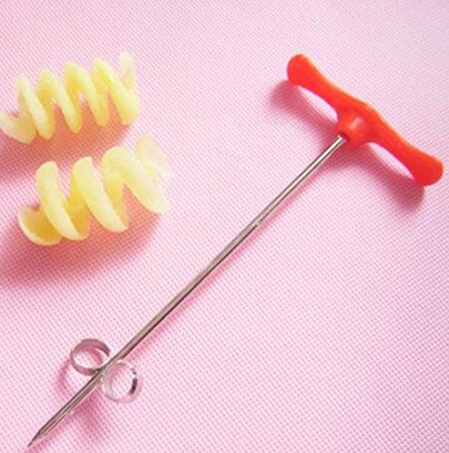 Botrong Rotating Machine Manual Magic Roller Spiral Slicer Radish Potato Spiral Cutter - Thumbnail 2