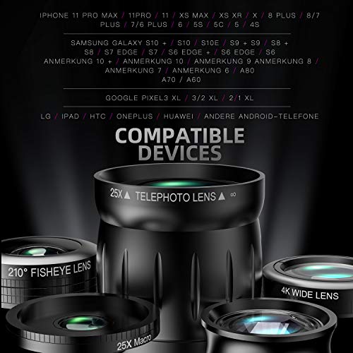 6 LIERONT+Phone+Camera+Lens+Kit