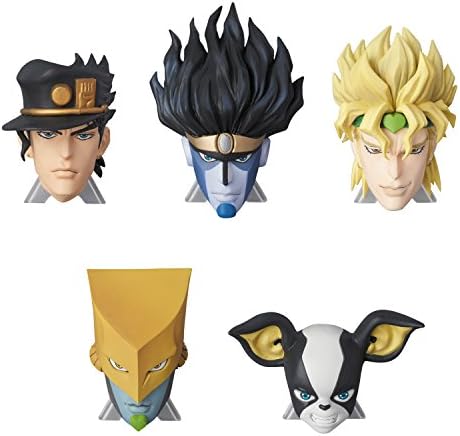 ! (! Cuban) Q-BANG TV anime "JoJo's Bizarre Adventure Stardust Crusaders" all five (6 pieces box) ABS & amp; PVC painted trading action figure