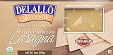 DeLallo Organic Whole Wheat Lasagna, Oven Ready, 9-Ounce Boxes (Pack of 6)
