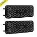 CoBak Gun Magnet Mount - 2 Pack Gun Mount with Silicone Coated, 43 Lbs, Tactical Firearm Accessory, Concealed Gun Holder for Handgun, Rifle, Shotgun, Pistol, Revolver, Truck, Car, Wall, Safe