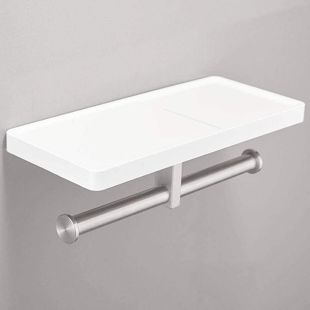 ZHFEL Modern Toilet Paper Holder, Shelf 