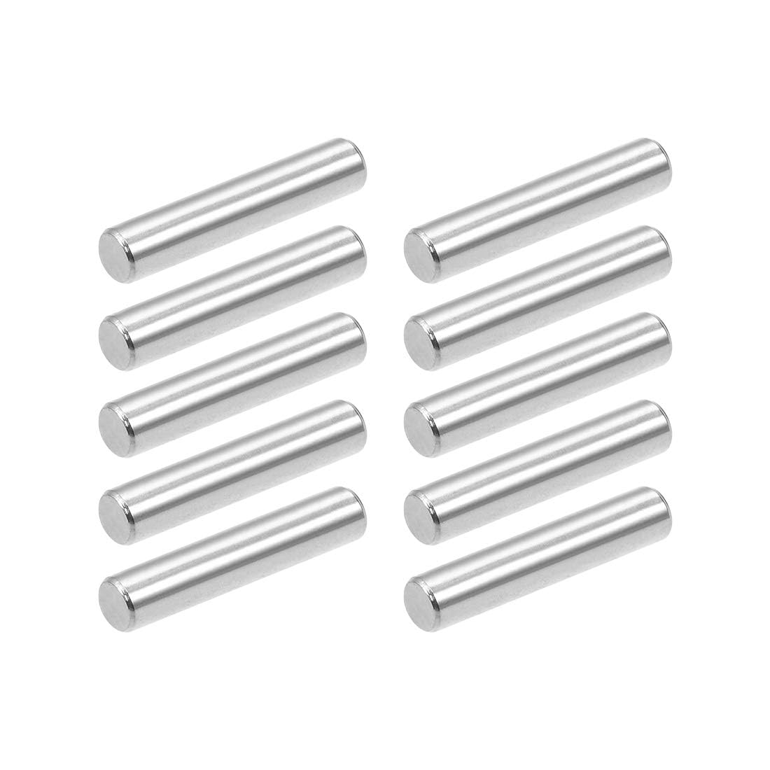 TA-VIGOR 10Pcs 5mm x 25mm Dowel Pins, 304 Stainless Steel Shelf Support Cylindrical Pin Pegs Shelf Support Pegs Fasten Elements for Furniture, Cabinets, and Mechanical Applications