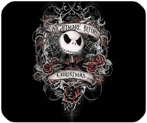 LeonardCustom- Personalized Rectangle Non-Slip Rubber Mousepad Gaming Mouse Pad / Mat- The Nightmare Before Christmas Jack Skeleton and Sally -LCMPV611