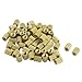 M2x3mm Cylinder Shaped Female Threaded Brass Standoff Spacer 50Pcs