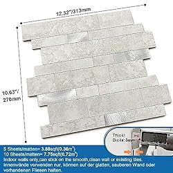 MOFIT Backsplash Tile for Kitchen Peel and Stick