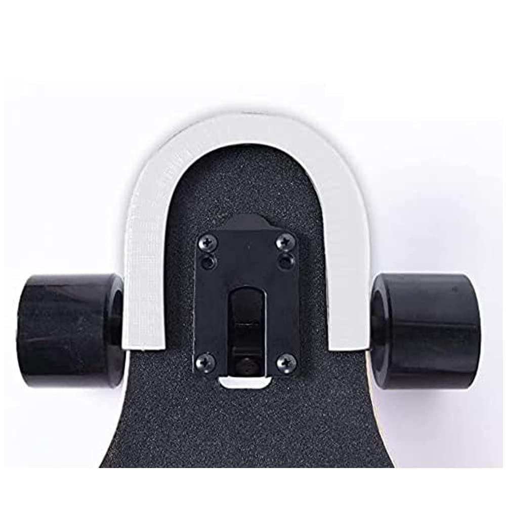 Namvo 2 Pair Skateboard Deck Nose Guards and Tail Guards, Longboard Edge Protector Durable Shock Absorbing Rubber Cover