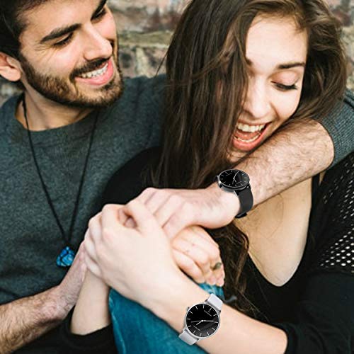 BingoFit Surf Smartwatch Touchscreen Smart Watch Sport Smartwatch Quartz Analog Smart Watch for Men Women 50M Water-Resistant Fitness Activity Tracker Watch for Android Phones&iPhone