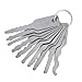 10pcs Jiggler Keys Different Shape Stainless Steel Lock Pick Set Double Sided Lock Key Tool