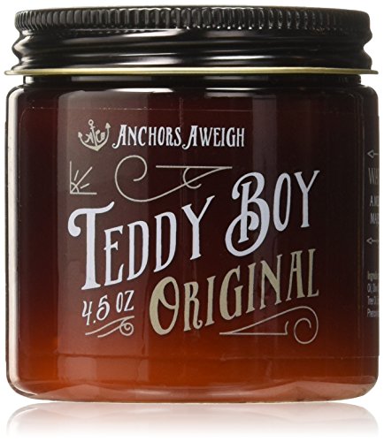 Anchors Hair Company Teddy Boy Original Water Based Styling Pomade, 4.5 oz.