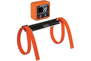 Klein Tools 80035 Level, Digital Electronic Level and Angle Gauge Tool Kit with Plumbers Straps, Measures Angles, Magnetic Ba