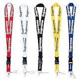 Lanyard 5 Pack with Quick Release Buckle Neck Lanyard for Keys Keychains ID Badge Holder Phones Bags Accessories.