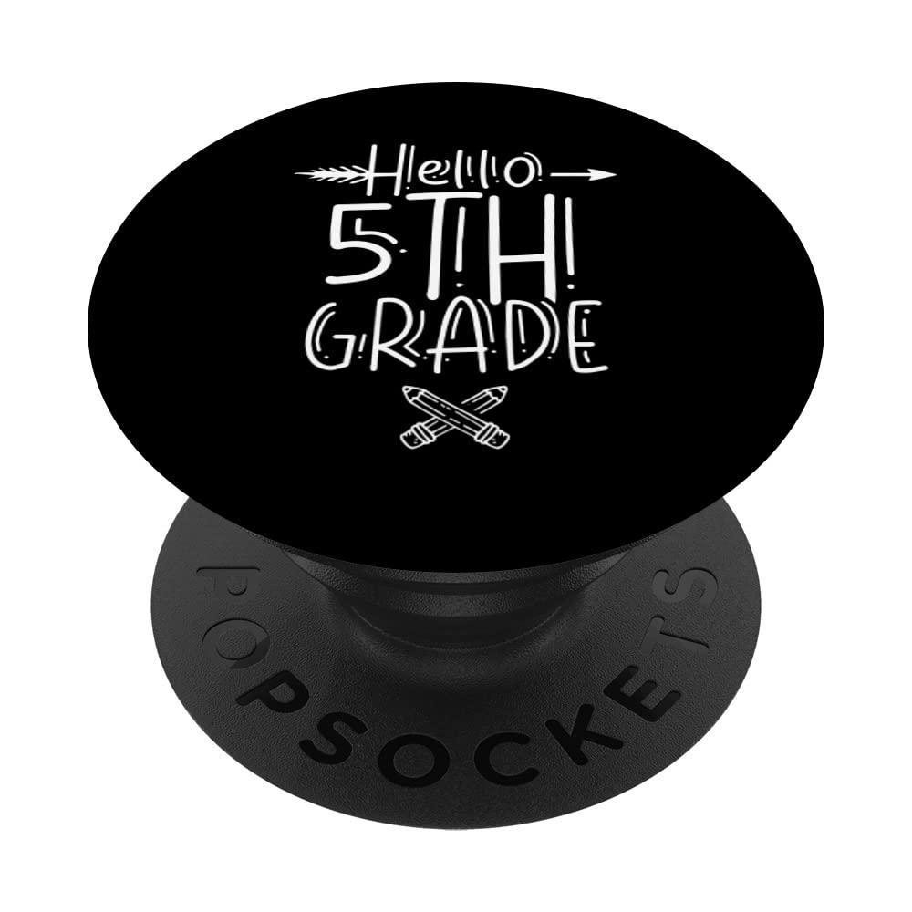 Hello 5Th Grade Back School Pupil Welcome PopSockets Swappable PopGrip