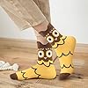 WOSTOO-Damen-Socken-6-Paar-Socken-Damen-suesse-Interessante-Tier-Charakter-Papagei-Funny-Crew-Socken