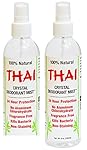 Thai Deodorant Stone Crystal Mist Natural Deodorant Spray 8 oz. Bundle, Pack of 2