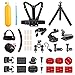 AKASO Outdoor Sports Action Camera Accessories Kit 14 in 1 for AKASO EK7000/ EK7000 Plus/ EK7000 Pro/Brave 4/ V50/ V50 Pro/ V50 Elite/CAMPARK/Go Pro Hero 5 in Swimming Any Other Outdoor Sports primary