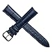 12mm Women's Dark Blue Genuine Replacement Leather Watch Band Alligator Grain 6.89inch Length