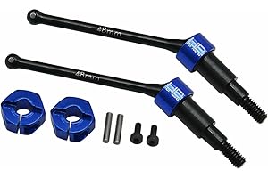 Hot Racing GRM288XF Steel Universal Front CVD Axles Drive Shafts : Grom