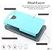Lumia 650 Case, NageBee Design Premium [Heavy Duty] Defender [Dual Layer] Protector Hybrid Case for Microsoft Lumia 650 (Hybrid Teal Gary)