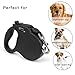 Youandme Retractable Dog Leash, 16 ft Dog Walking Leash for Medium Large Dogs up to 110lbs, Tangle Free, One Button Break & Lock, Reflective Ribbon Cord